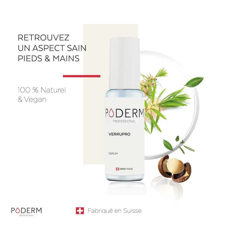 Verrupro Solution Pieds-Mains, 8ml | Poderm  - Parapharmacie Boticinal